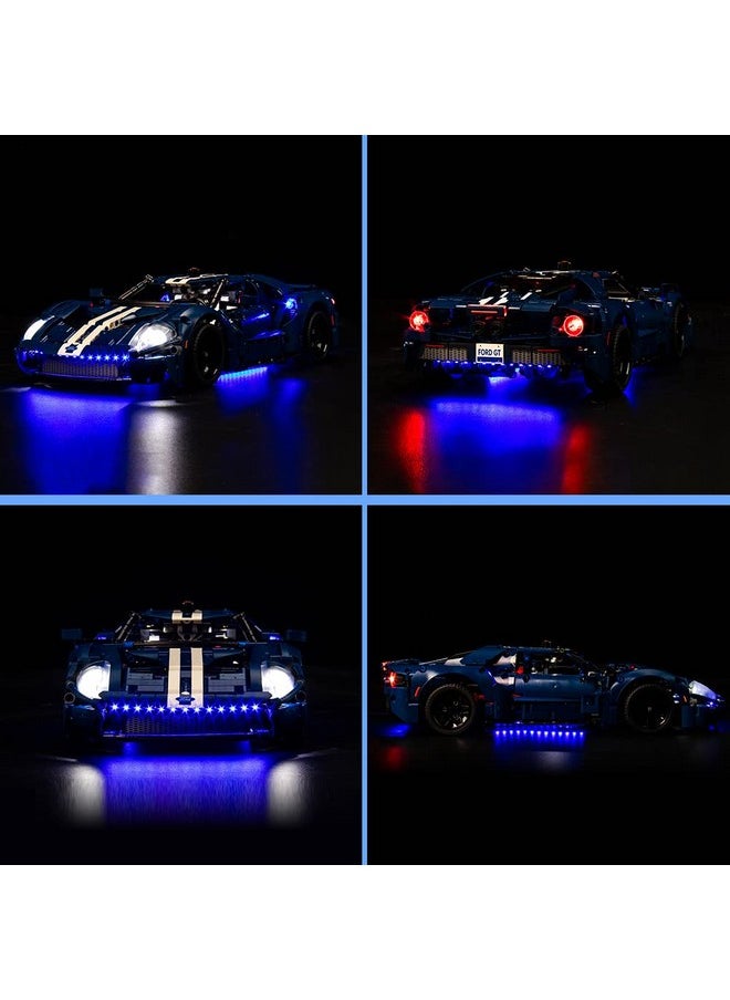 Led Lights Set Compatible With Lego 2022 Ford Gt 42154, Remote Control Technic Ford Gt Light Kit Compatible With Lego Car For Adults 42154 (No Model)