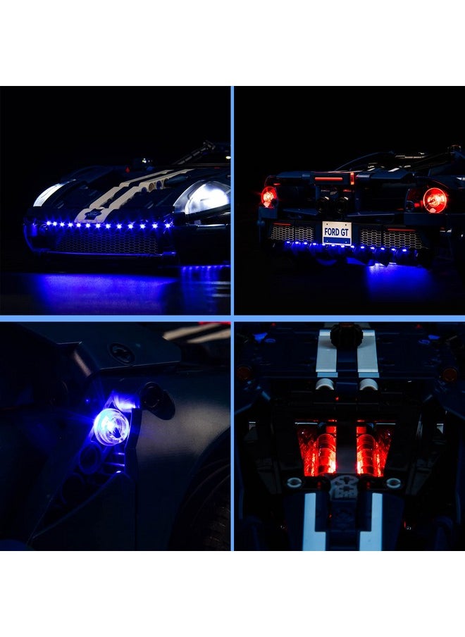 Led Lights Set Compatible With Lego 2022 Ford Gt 42154, Remote Control Technic Ford Gt Light Kit Compatible With Lego Car For Adults 42154 (No Model)
