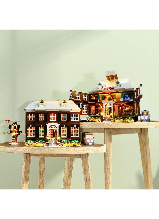 Led Light Kit Compatible With Lego Home Alone 21330, Remote Control Lighting Compatible With Home Alone Lego Set (No Lego Model, Only Lights)