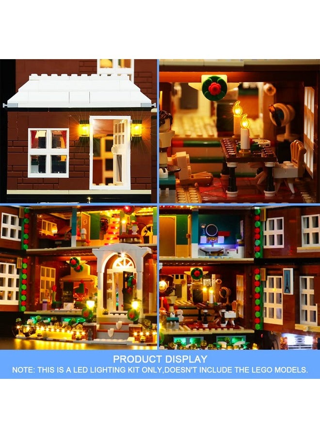 Led Light Kit Compatible With Lego Home Alone 21330, Remote Control Lighting Compatible With Home Alone Lego Set (No Lego Model, Only Lights)