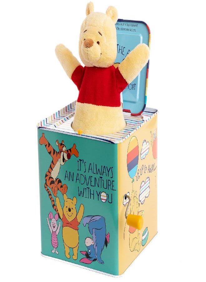KIDS PREFERRED Disney Baby Winnie The Pooh Jack-in-The-Box - Musical Toy for Babies Multi ,6.5