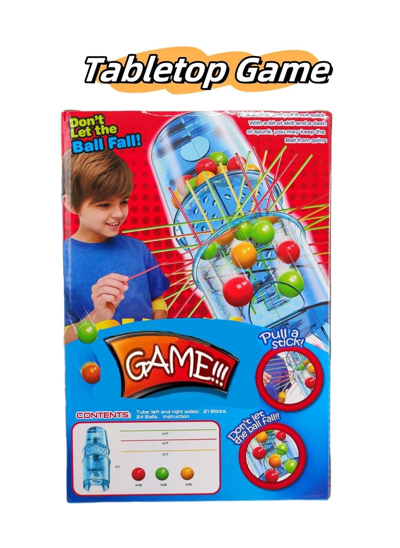 Parent-Child Entertainment Children'S Game, Family Game Suitable For Children And Adults, Simple Rules, Don'T Let The Marbles Fall, Suitable For 2-4 Players (Draw Beads)