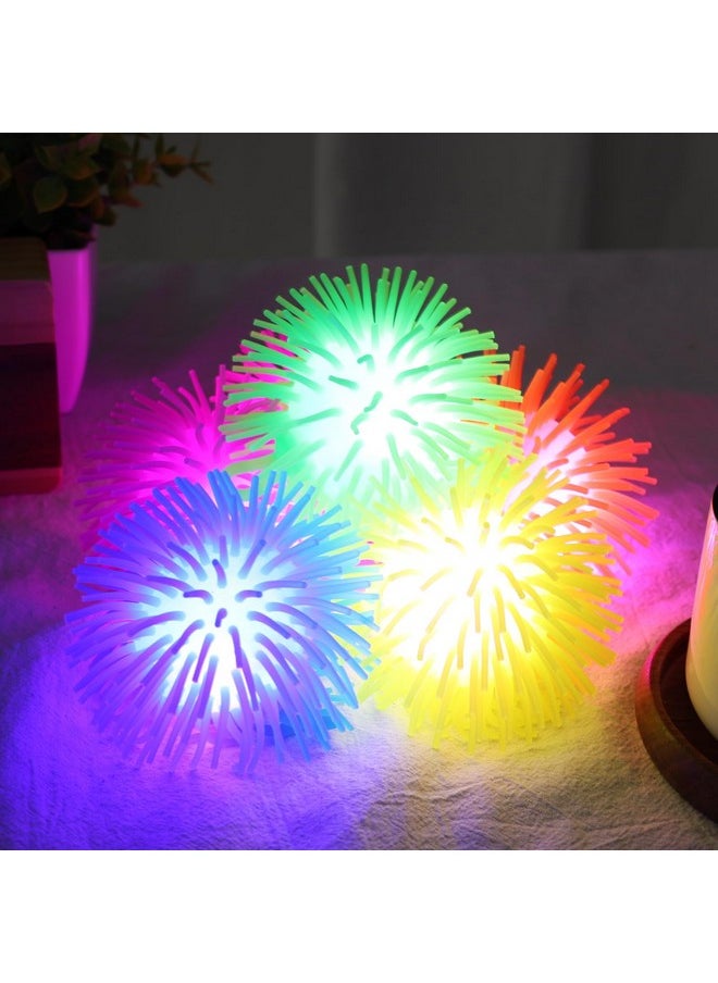 6 Pcs Puffer Balls, Colorful Spiky Balls Sensory Game Stress Toys Stress Relief Balls For Kids Classroom Prizes Party Favors