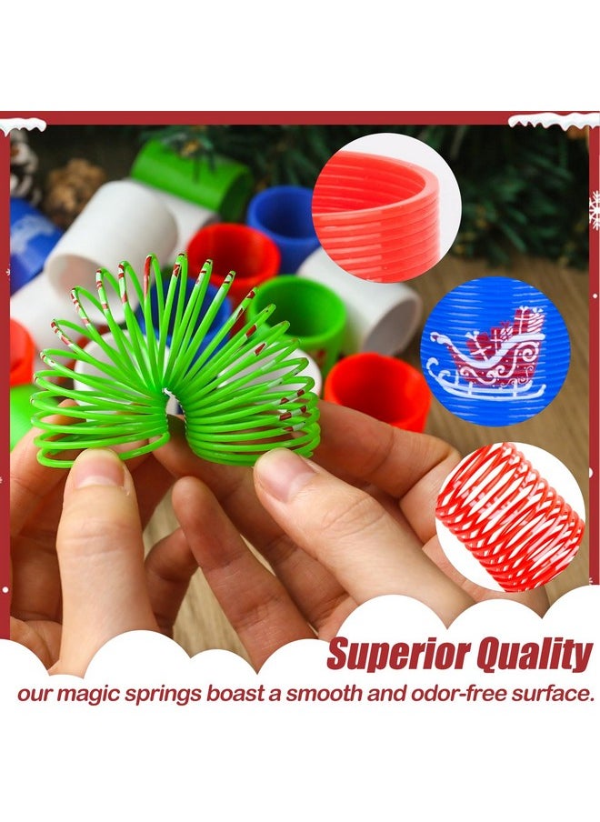 40Pcs Mini Spring Toys, Christmas Stocking Stuffers Coil Spring Toys For Kids Party Favors Goodie Bag Fillers