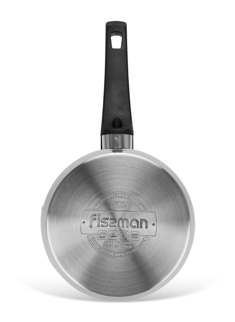 Sauce Pan Dione 16cm/1.5 LTR Stainless Steel, with Pouring Spout Stainless Steel with Induction Bottom