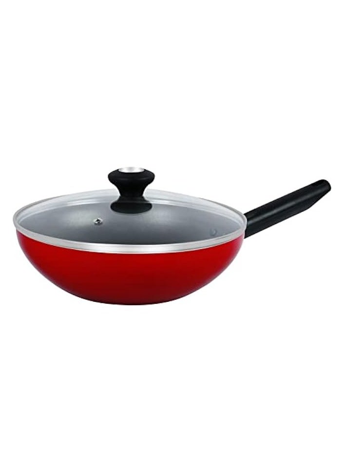 Red 26 cm Classique Covered Wok