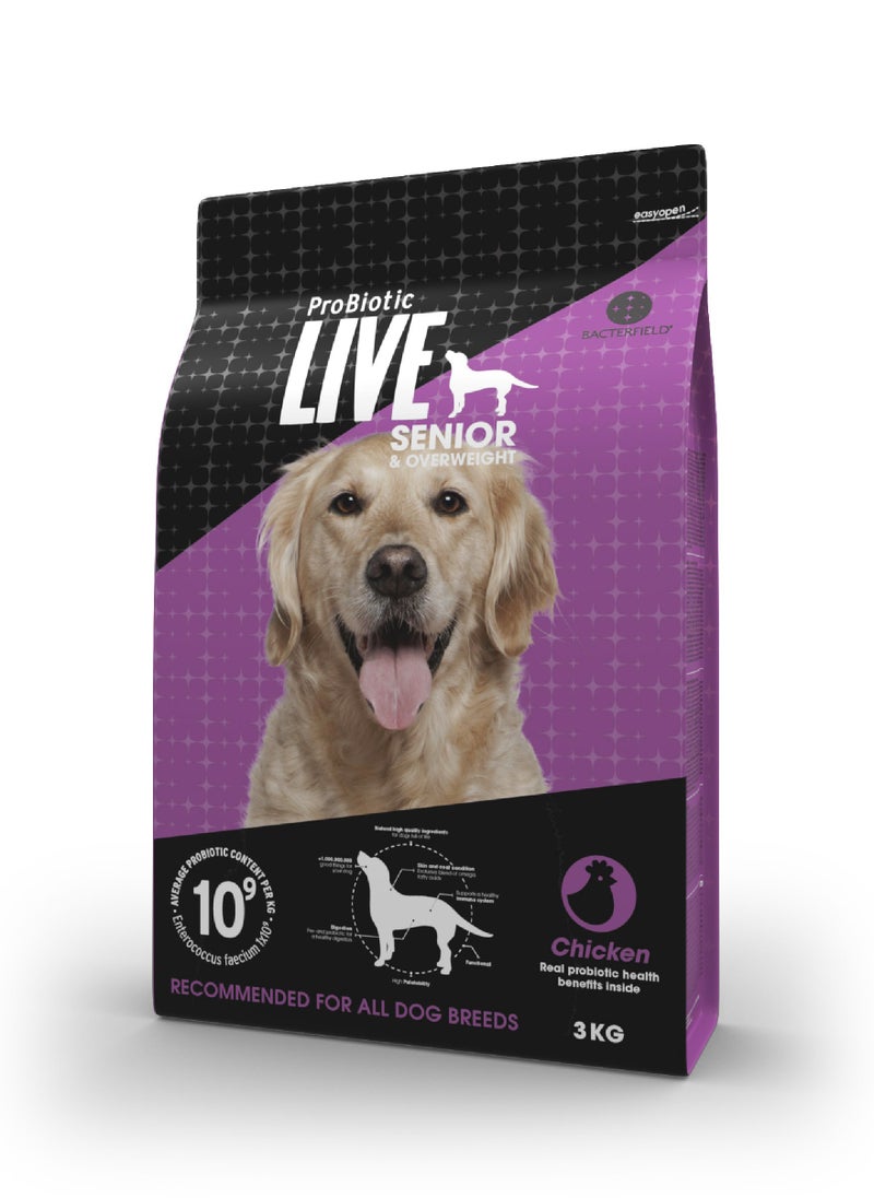 Dog dry food Senior & Overweight Chicken and Rice