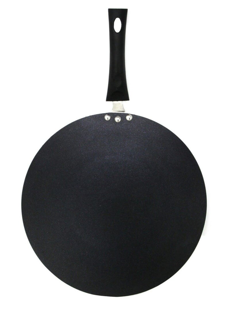 Non-Stick Curved Flat Cooking Pan (Tawa) | Versatile Pan for Roti, Crepes, Pancakes, and More