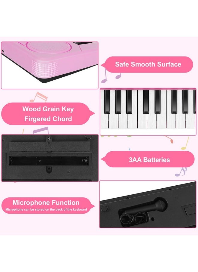 Kids Piano Keyboard - 37 Keys Piano Toys For Kids Beginners Electronic Piano With Microphone Educational Musical Toy For 3 4 5 6 Year Old Boy Girls Gift