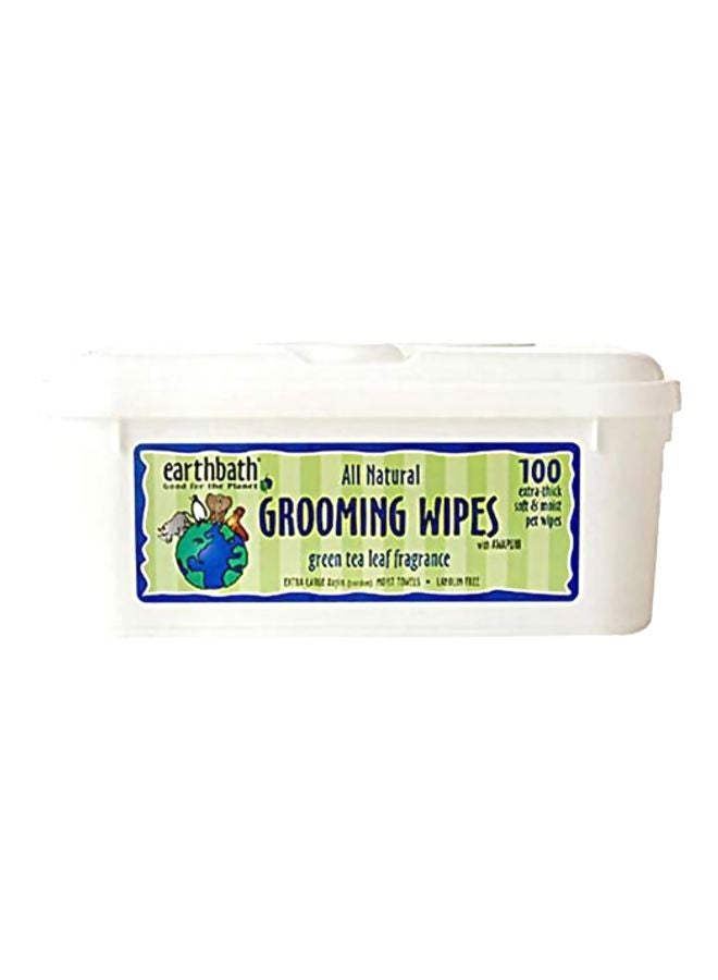 100-Piece All Natural Grooming Wipes