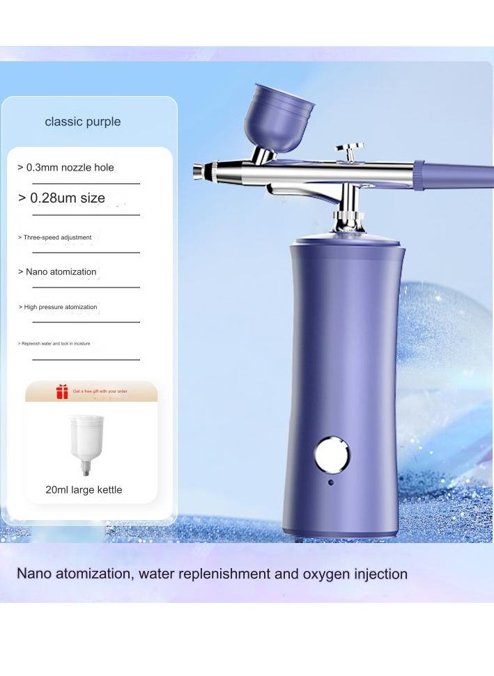 High-Pressure Nano-Hydrating Steam Face Light Essence Introduction Handheld Household Sprayer Beauty Instrument