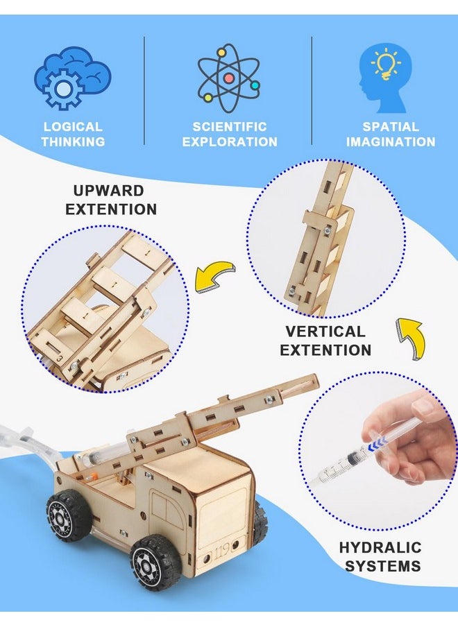 Stem Kits For Kids Ages 8-10-12, 6 Set Model Car Kits, 3D Wooden Puzzles, Educational Science Experiment Projects Crafts Kits, Building Toys, Gifts For Boys And Girls 8 9 10 11 12 13 Year Old