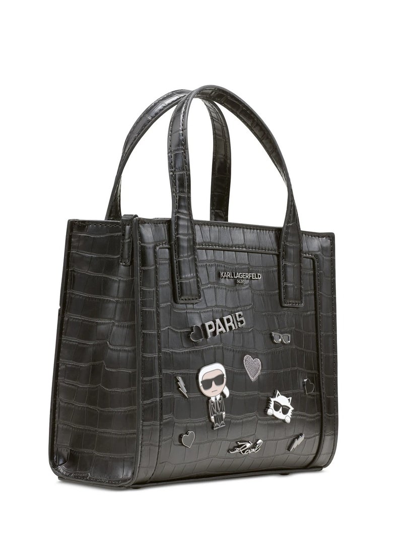 Karl Lagerfeld Paris de piel para mujer Bolsa flap