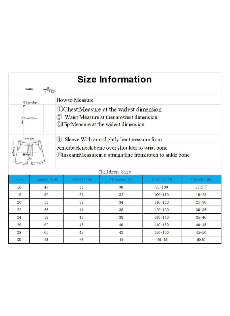 Youth And Children's Football Uniform Size 8 Four-piece Suit