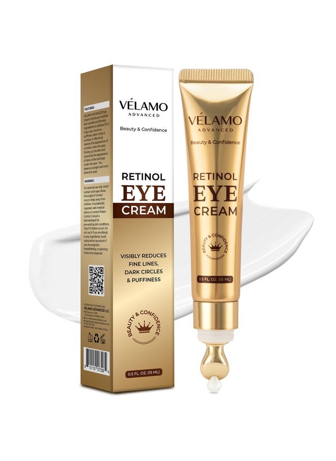 Rapid Reduction Retinol Eye Cream: Instant Face Lifting Cream Tightening Firming - Under Eye Cream Anti Aging Instantly Reduces Wrinkles Fine Lines Eye Bags Puffiness Dark Circles Crow'S Feet