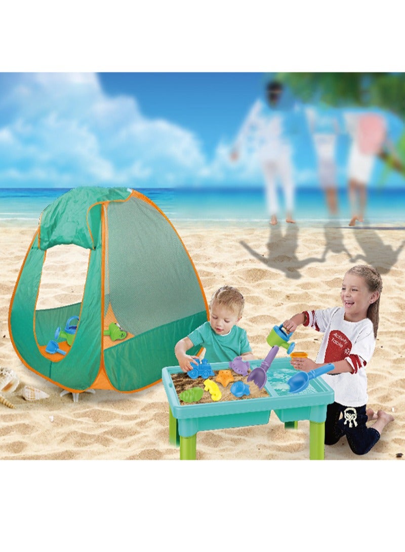 Beach Play Tent With Toy Set Children's Outdoor Tent