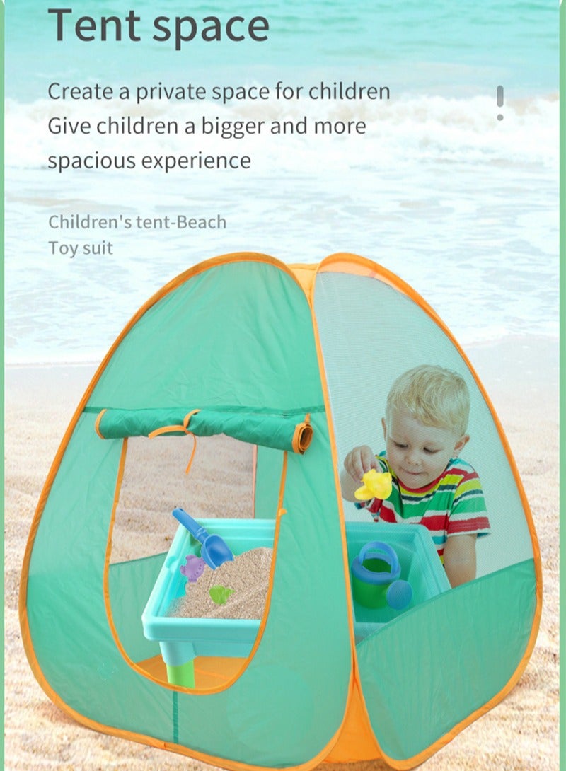 Beach Play Tent With Toy Set Children's Outdoor Tent