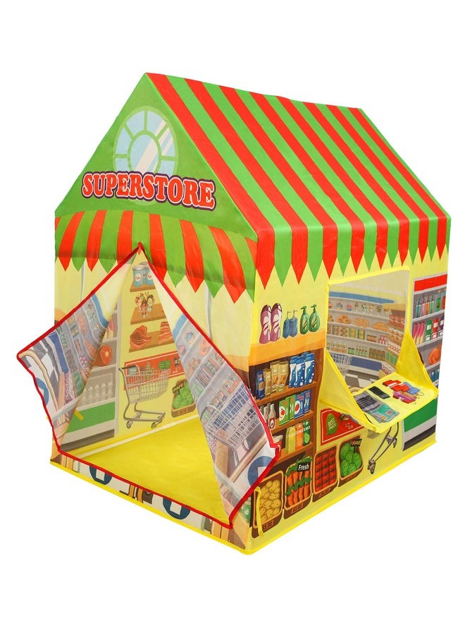 Supermarket Playhouse Kids Play Tent For Boys & Girls Indoor Outdoor Toy