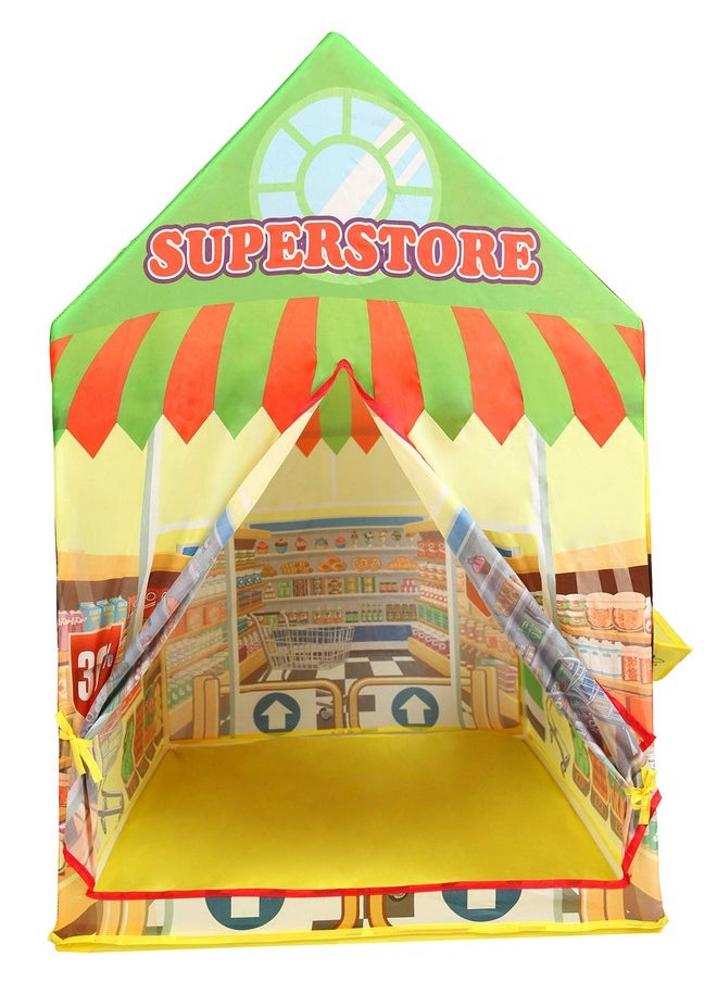 Supermarket Playhouse Kids Play Tent For Boys & Girls Indoor Outdoor Toy