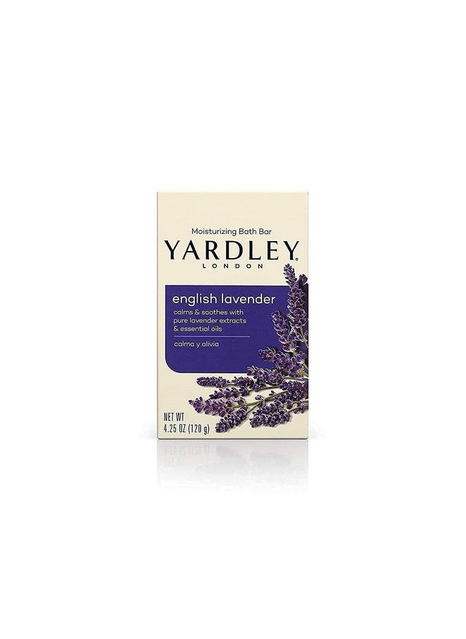 London Moisturizing Bar English Lavender With Essential Oils 4.25 Oz (Pack Of 24)