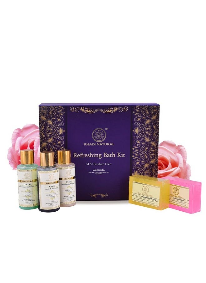 Refreshing Bath Bar Kit | Refreshes & Revitalizes Skin | Deeply Moisturizes | Contains All Bath Essentials | Provides Everyday Freshness