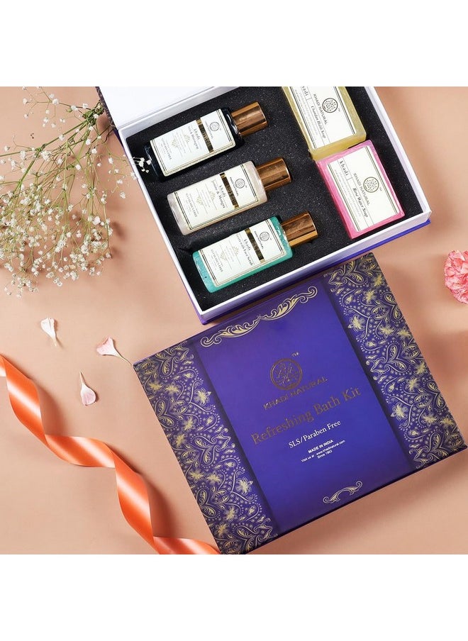 Refreshing Bath Bar Kit | Refreshes & Revitalizes Skin | Deeply Moisturizes | Contains All Bath Essentials | Provides Everyday Freshness
