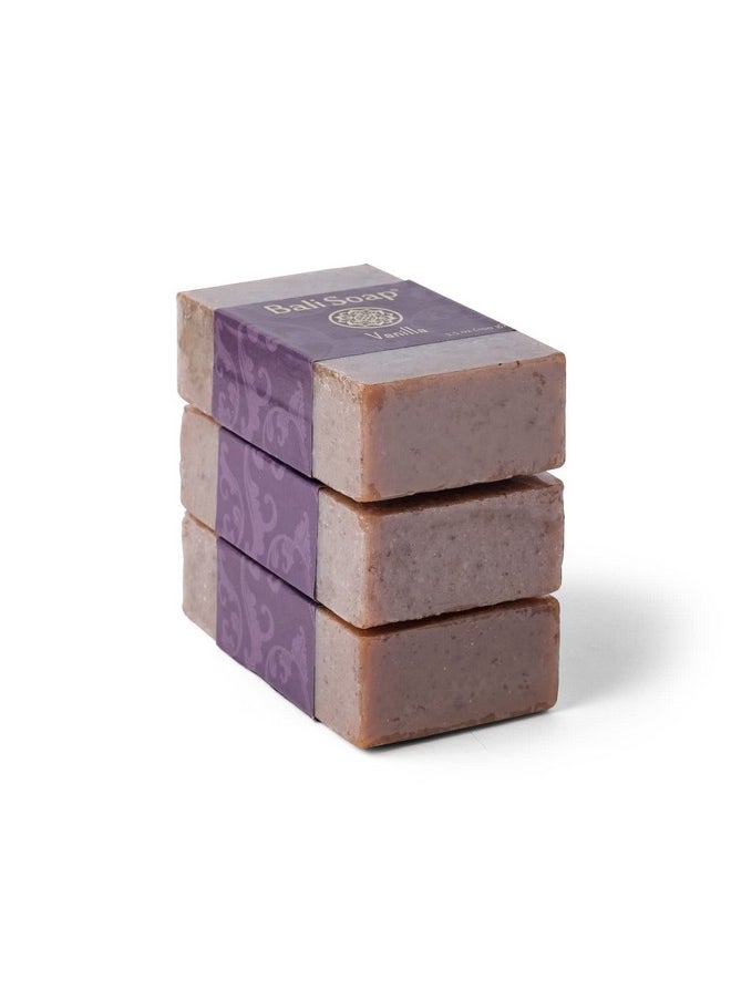 - Vanilla Natural Soap - Bar Soap For Men & Women - Bath, Body And Face Soap - Vegan, Handmade, Exfoliating Soap - 3 Pack, 3.5 Oz Each