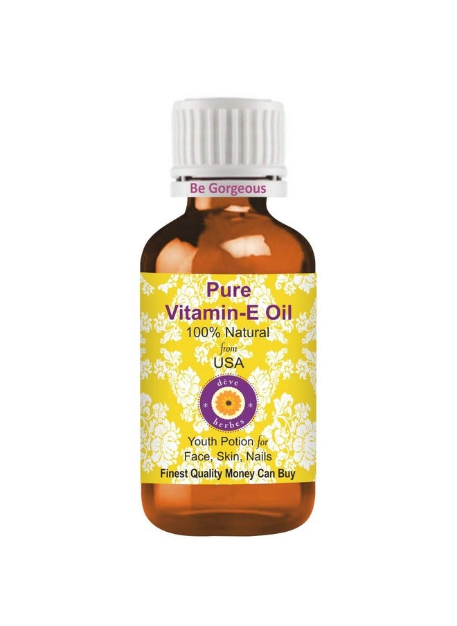 Vitamin E Oil For Healthy Skin, Hair & Nails | Pure | Non-Sticky | Non-Greasy | Lightweight | All Skin Types | Men And Women 50Ml