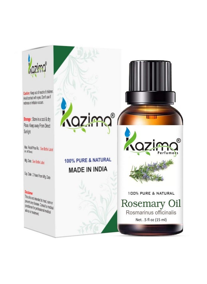 Essential Oils - Rosemary Oil, Lavender Oil & Tea Tree Oil (Combo Pack Of 3) 15 Ml Each