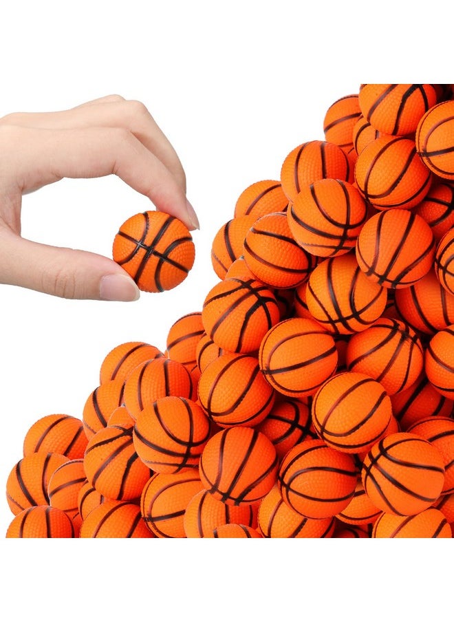 200 Pack Mini Basketball Stress Balls, 1.2 Inch Mini Foam Basketball Bulk Basketball Party Favors Decorations For Kids Adults Anxiety Stress Relief