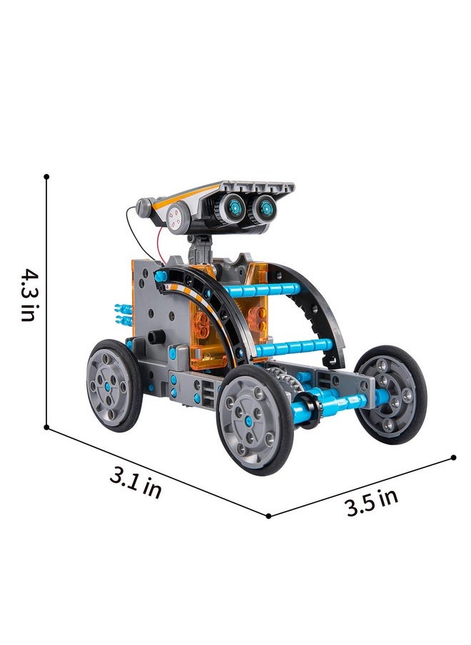 Stem Solar Robot Kit For Kids, 12-In-1 Educational Stem Science Experiment Toys, Solar Powered Building Kit Diy For 8 9 10 11 12 13 Years Old Kids Boys & Girls