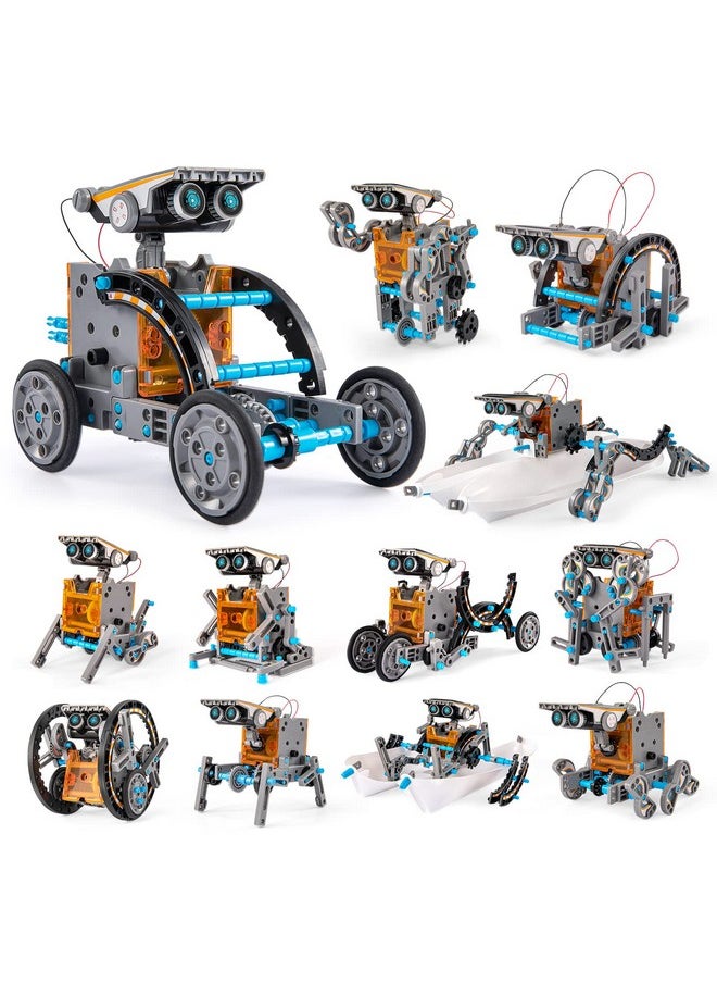 Stem Solar Robot Kit For Kids, 12-In-1 Educational Stem Science Experiment Toys, Solar Powered Building Kit Diy For 8 9 10 11 12 13 Years Old Kids Boys & Girls