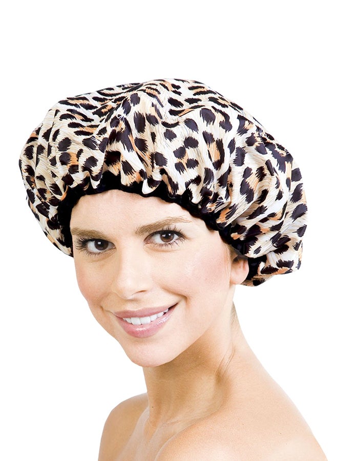 Elegant Terry Lined Shower Cap Multicolour