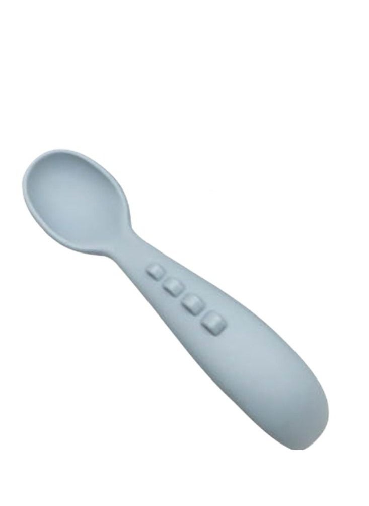 BPA-free Silicone Feeding Set, divided suction plate, spoon - 2 piece set