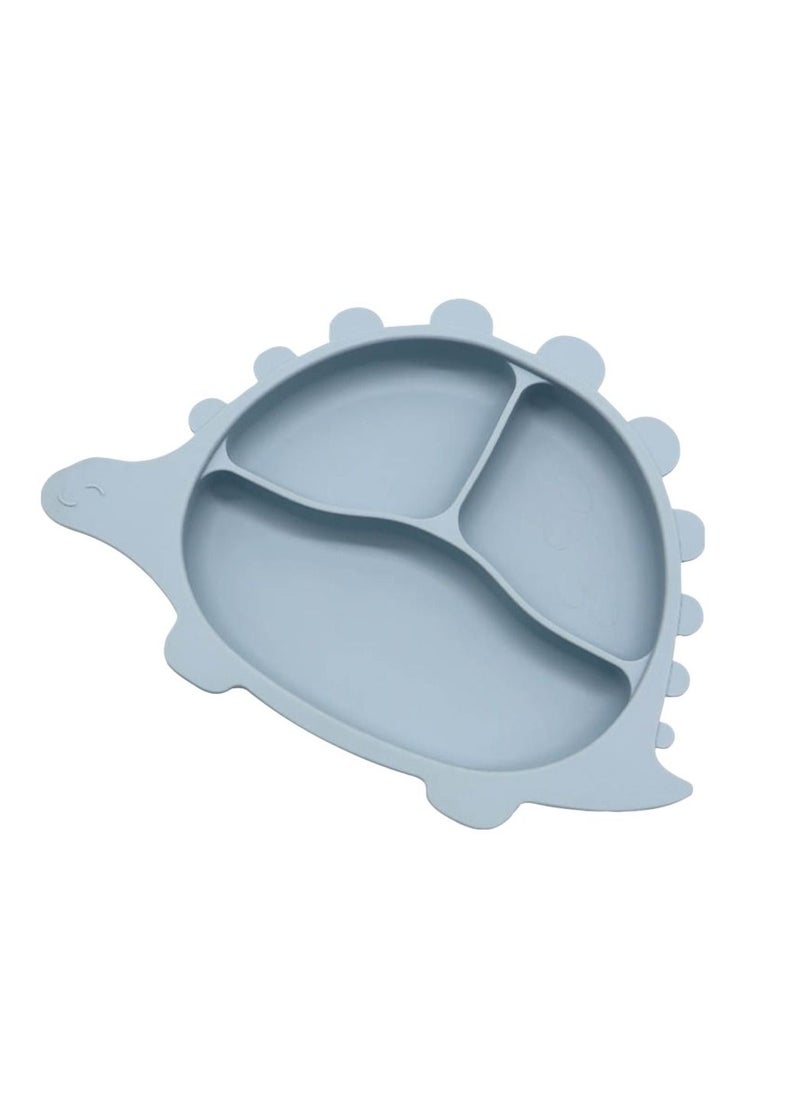 BPA-free Silicone Feeding Set, divided suction plate, spoon - 2 piece set