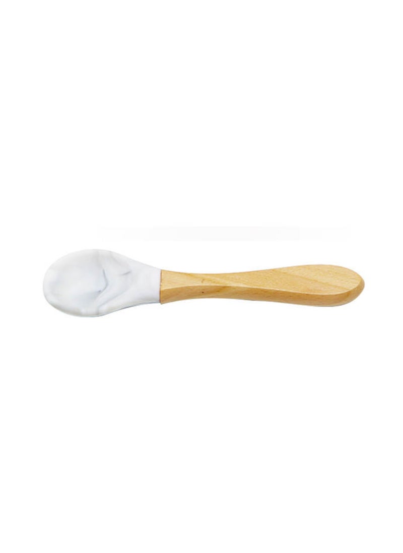 Silicone bowl and spoon baby feeding set