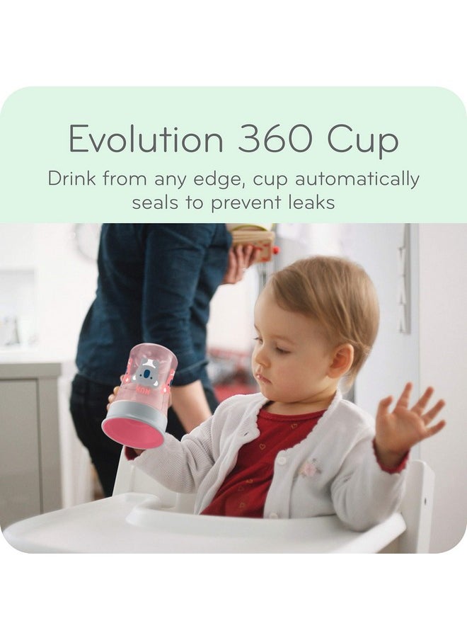 Evolution Straw Cup, Blue 8 Ounce (Pack Of 2)