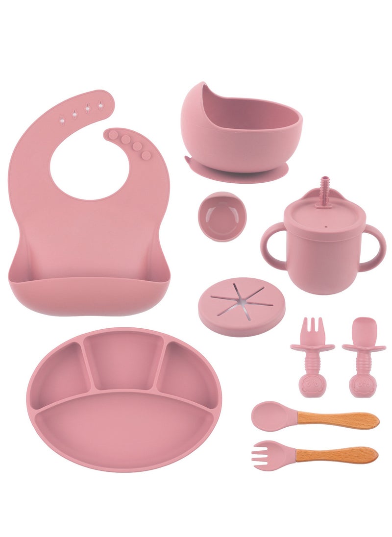 Children's Silicone Plate Bowl Baby Feeding Tableware Set