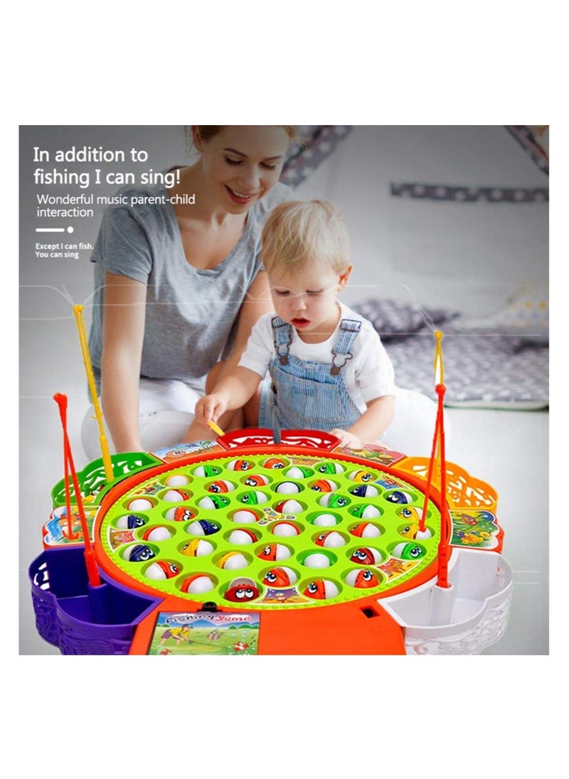 Fishing Game Toys Multi Color Puzzle Children's Family Fishing Set Educational Toys|Hockey Board Game – Bounce Chess for Kids & Adults | Sling Puck Family Game for Ages 4+ | Fast & Fun Parent-Child Interactive Play