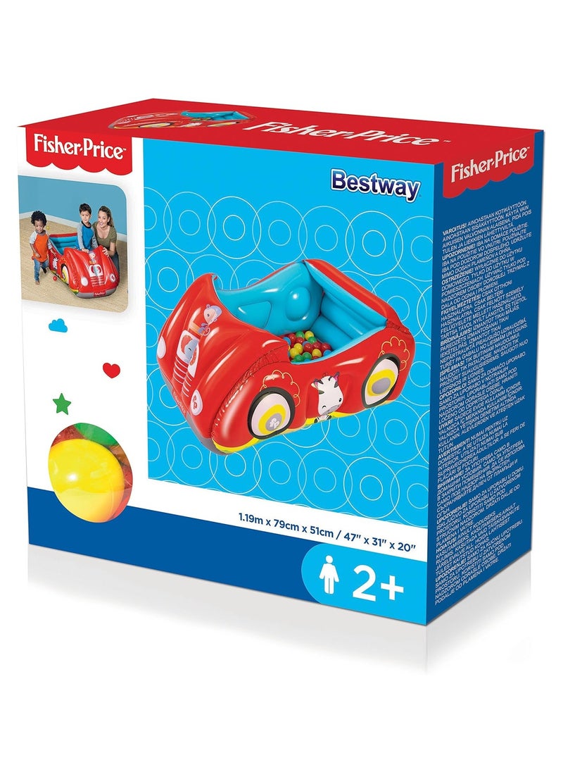 Bestway Fisher-Price 1.19m x 79cm x 51cm Race Car Ball Pit