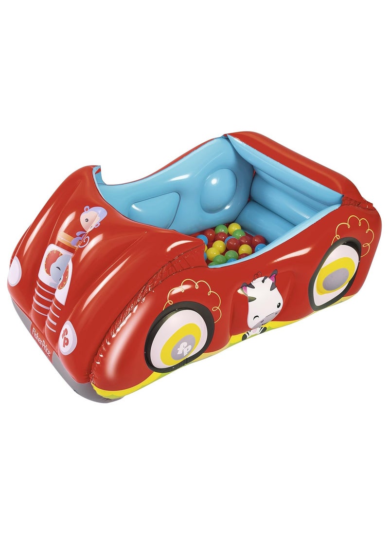 Bestway Fisher-Price 1.19m x 79cm x 51cm Race Car Ball Pit