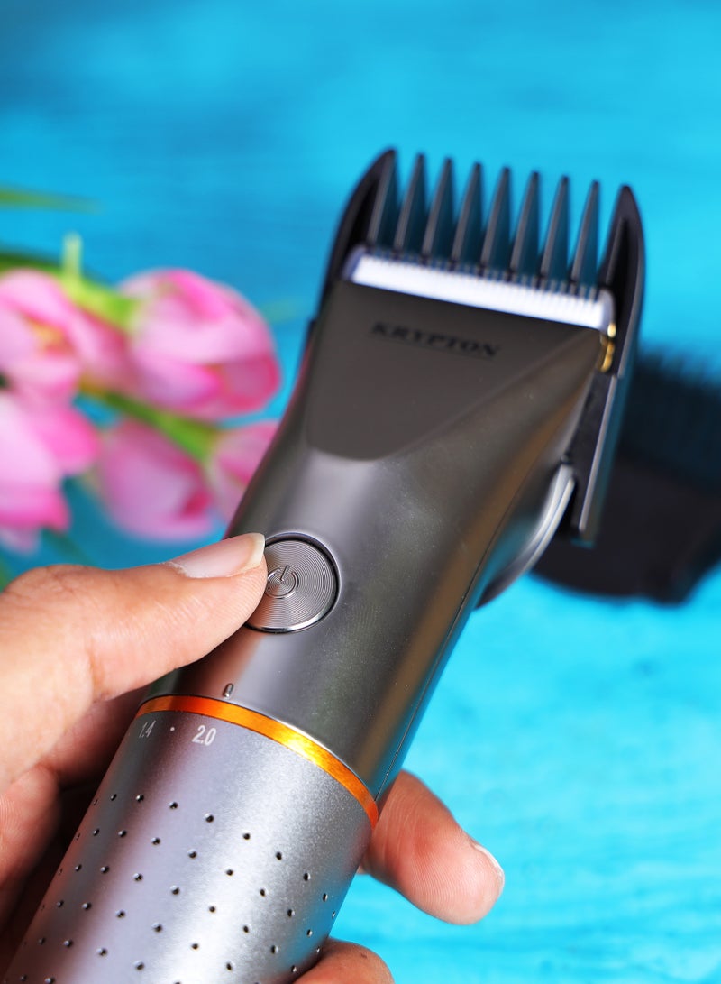 Rechargeable Hair Clipper, Ceramic Titanium Blade, KNTR542 multicolour