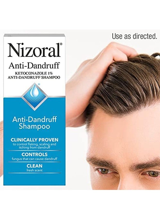 Anti Dandruff Shampoo with Ketoconazole, Controls Dandruff Fungus, Fresh Scent, 200ml