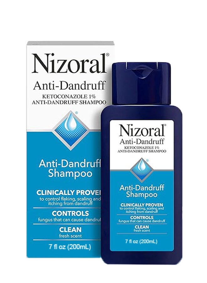 Anti Dandruff Shampoo with Ketoconazole, Controls Dandruff Fungus, Fresh Scent, 200ml