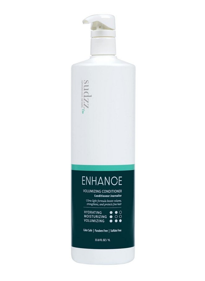 Enhance Daily Conditioner - Detangle Hair Conditioner - All Hair Types - Dry Conditioner - Conditioner For Men & Women For Hair Care - Curly Hair - Sulfate Free, 33.8 Fl Oz