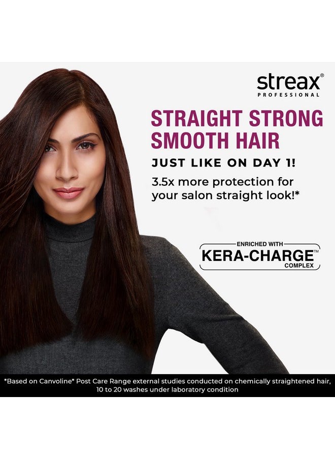 Canvoline Straightening Post Care Conditioner For Women'S | Enriched With Keracharge Complex | Anti Frizzy & Hair Breakage | Tangle Free Hair | Sulphate & Paraben Free | 240 Gm