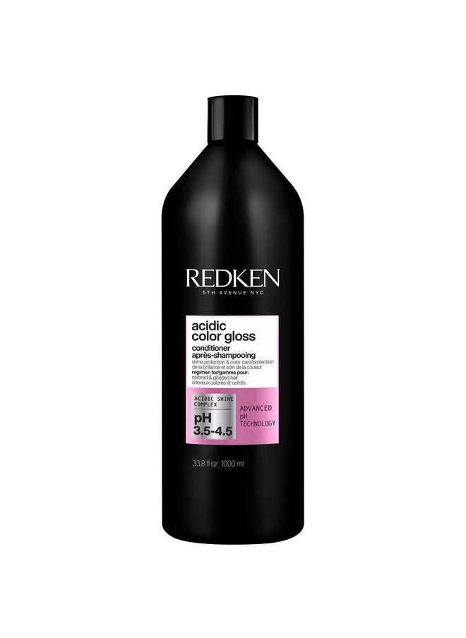 Acidic Color Gloss Conditioner For Color-Treated Hair With Color Protection | To Help Prolong Haircolor And Add Shine