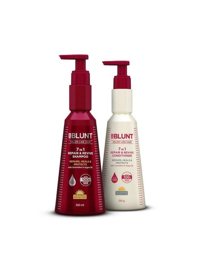 7 In 1 Repair & Revive Duo | Shampoo 300Ml And Conditioner 250Gm Combo