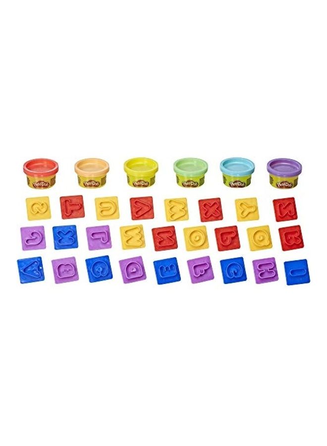 Fundamentals Letters With Stamper Tools Dough Set