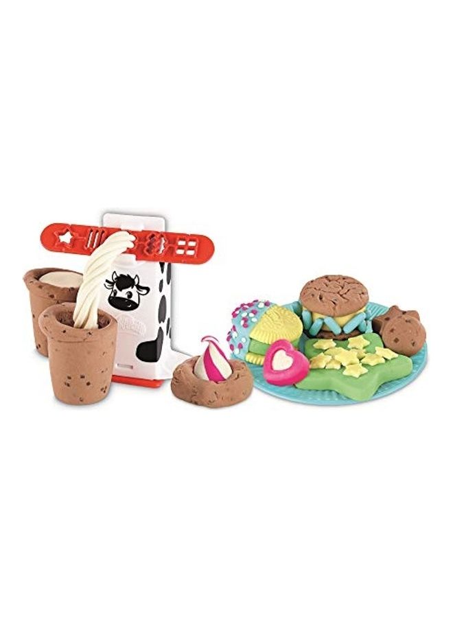 Kitchen Creations Milk And Cookies Set With 6 Non-Toxic Colours